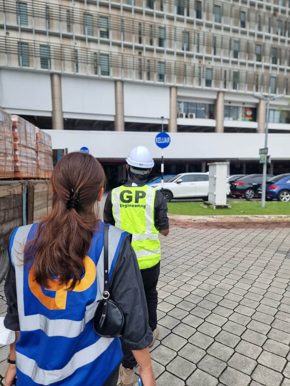 GP Integrasi personnel conducting a site inspection