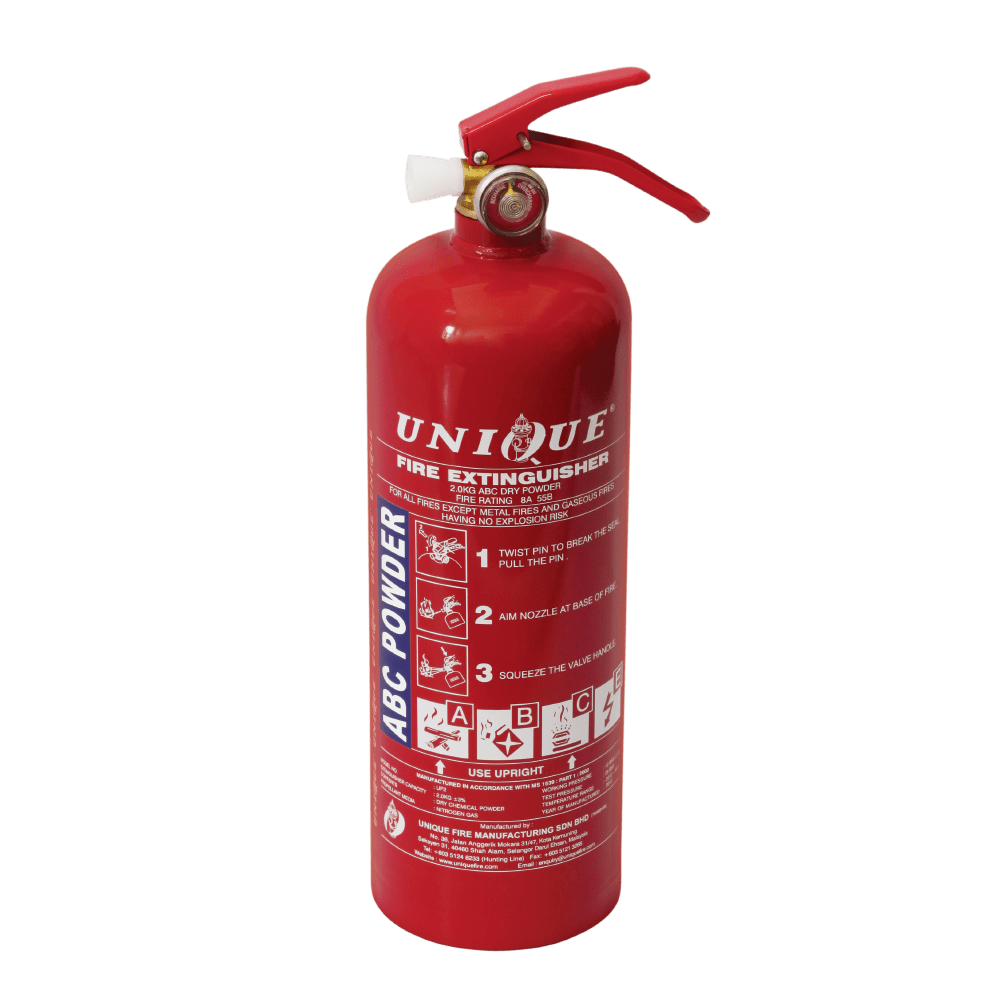 2kg ABC dry powder fire extinguisher