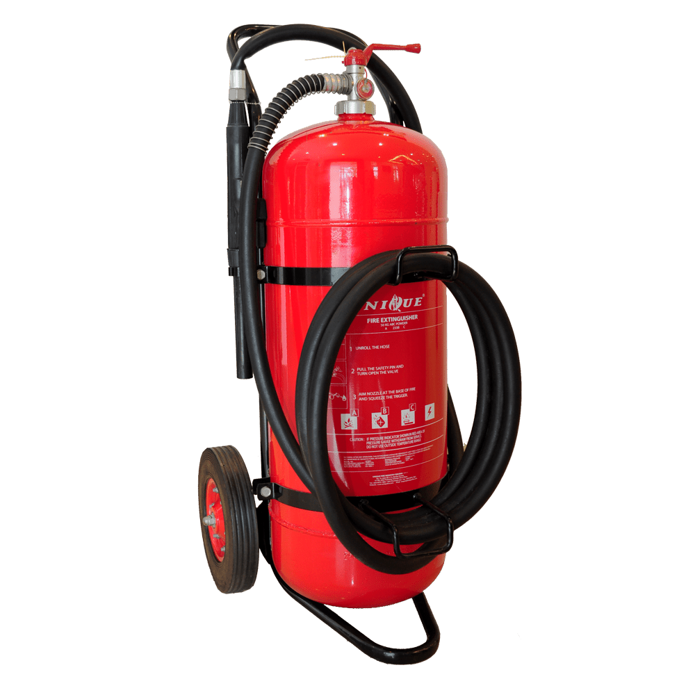 50kg dry powder trolley fire extinguisher